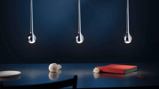 Grau Falling Trace Trio Hanglamp 2. Generation - Aluminium