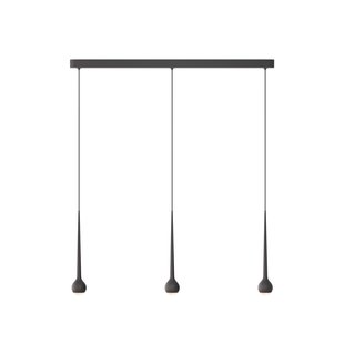 Grau Falling Trace Trio Hanglamp 2. Generation - zwart