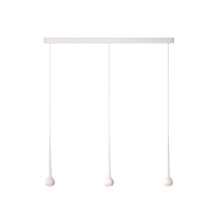Grau Falling Trace Trio Hanglamp 2. Generation - wit