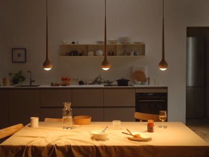 Grau Falling Trace Trio Hanglamp 2. Generation - sand white