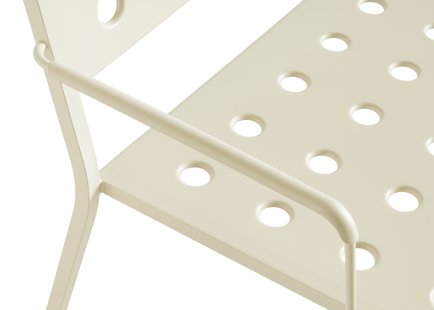 HAY Balcony Lounge Bank mit Armlehnen - chalkbeige