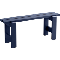 HAY Weekday Bank - staalblauw gelakt, op waterbasis - 111 x 23 cm