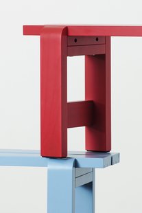 HAY Weekday Bank - wine red - 111 x 23 cm