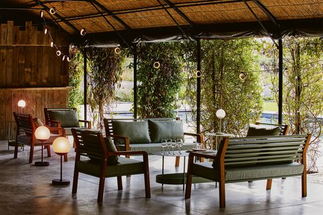 Fermob SOMERSET 2-zitsbank - 82 cactus