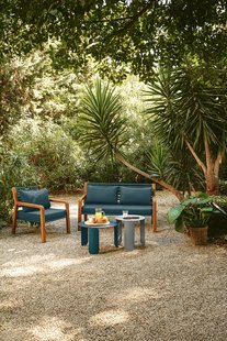 Fermob SOMERSET 2-zitsbank - 21 acapulcoblauw