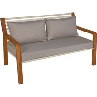 Fermob SOMERSET 2-zitsbank - A5 leemgrijs