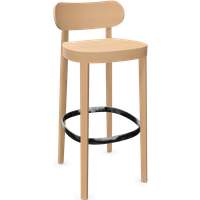 Thonet 118 MH / MHT Barkruk - Beuken licht gebeitst - H 94 cm