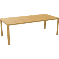 Thonet 1140 Eettafel - eiken helder gelakt - 220 x 100 cm