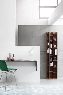 MDF Italia Mamba Light Wandplank - Canaletto notenhout - rechts