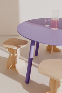 Objekte unserer Tage MEYER COLOR Tafel rond - lila