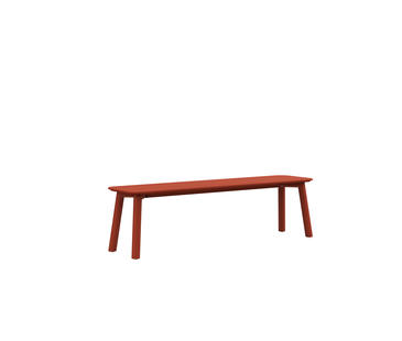 Objekte unserer Tage MEYER COLOR Bank - sienna red - 160 x 40 cm