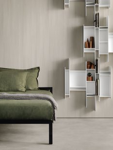 MDF Italia Aluminium Bed - zwart mat