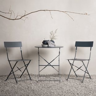 Nohr Bistroset 'Charee' kleur Donkergrijs