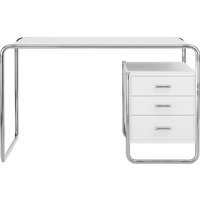 Thonet B 285/2 Bureau - Essen Openporig diepzwart (RAL 9005) gelakt