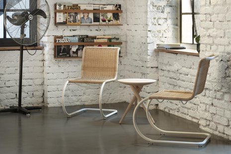 Thonet 1025 Salontafel - essen licht geolied