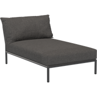 HOUE LEVEL 2 Chaise Longue - Basic - donkergrijs