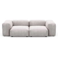 vetsak Small 2-zitsbank - Cord Velours platinum