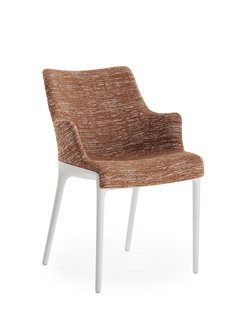 Kartell Eleganza Nia stoel - wit - Melange roestroodd