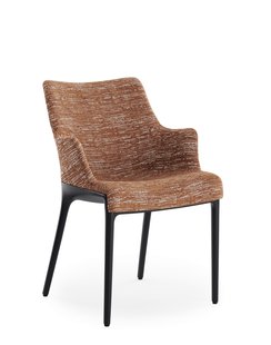 Kartell Eleganza Nia stoel - zwart - Melange roestroodd