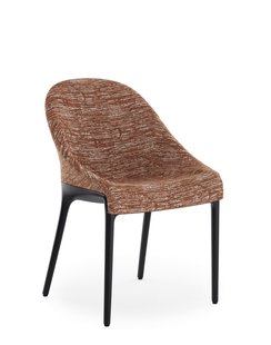 Kartell Eleganza Ela stoel - zwart - Melange roestroodd