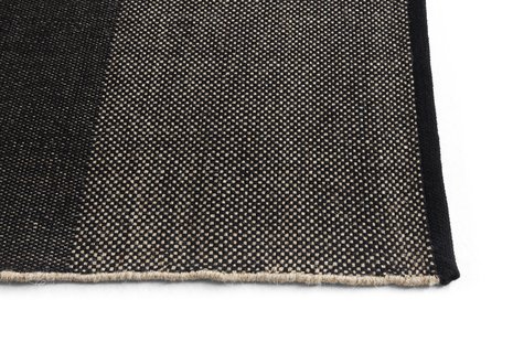 HAY Check Rug Tapijt - 200 x 300 cm - black