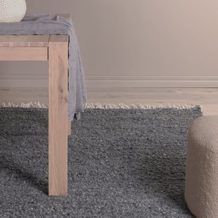 Nohr Vloerkleed 'Malary' Wol, 160 x 230cm, kleur Grijs