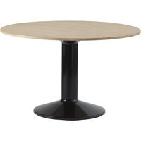 Muuto Midst Tafel - Oiled Oak/Black - Ø 120 cm