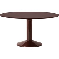 Muuto Midst Tafel - Dark Red Linoleum/DarkRed - Ø 140 cm