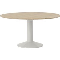 Muuto Midst Tafel - Oiled Oak/Grey - Ø 140 cm