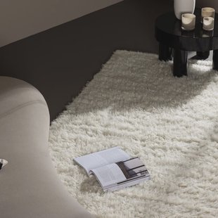 Nohr Vloerkleed 'Mechel' Wol, 160 x 230cm, kleur Wit