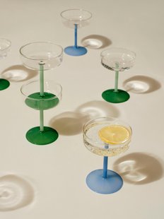 HAY Tint Coupe glas set van 2 - HAYTintLightBlue