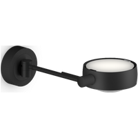 Occhio Wandlamp Sento Letto E - zwart mat - rechts - zonder Occhio Air - 20 cm