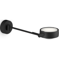 Occhio Wandlamp Sento Letto E - zwart mat - rechts - met Occhio Air - 30 cm