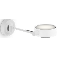 Occhio Wandlamp Sento Letto E - wit mat - links - met Occhio Air - 20 cm