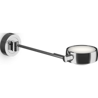 Occhio Wandlamp Sento Letto E - chroom glans - links - met Occhio Air - 30 cm