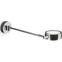 Occhio Wandlamp Sento Letto E - chroom glans - links - met Occhio Air - 40 cm