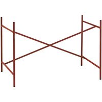 Richard Lampert Eiermann 1 tafelframe - oxidrot RAL 3009 - middelste stut - 110 x 66 cm - zonder verlenging (hoogte 66 cm)