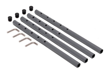 Richard Lampert Eiermann 1 tafelframe - basaltgrijs - middelste stut - 110 x 78 cm - met verlenging (hoogte 66 cm)