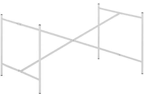 Richard Lampert Eiermann 2 tafelframe - wit - middelste stut - 135 x 78 cm - met verlenging (hoogte 66 cm)