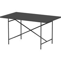Richard Lampert Eiermann 2 tafel - Linoleum nero 4023/ABS rand in bijpassende kleur - zwart - 100 x 66 cm - 140 x 80 cm - middensteun