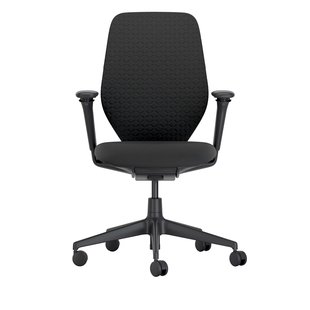 Vitra ACX Soft Bureaustoel - Quilted Knit 07 nero - Grid Knit 07 nero