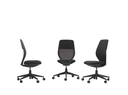 Vitra ACX Light bureaudraaistoel zonder armleuningen - Wielen voor harde vloer - zonder lendensteun/zonder voorwaartse kanteling