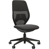 Vitra ACX Light bureaudraaistoel zonder armleuningen - Wielen voor harde vloer - met lendensteun/met voorwaartse kanteling