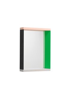Vitra Colour Frame Spiegel klein - groen/roze