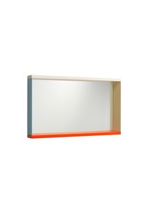 Vitra Colour Frame Spiegel Medium - blauw/oranje