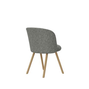 Vitra Mikado stoel eiken frame - Nubia peper en zout