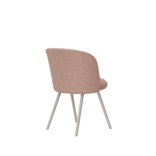 Vitra Mikado stoel aluminium frame - Nubia ivoor/perzik