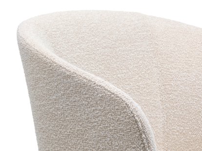 Vitra Mikado fauteuil eiken frame - ubia ivoor/parelmoer