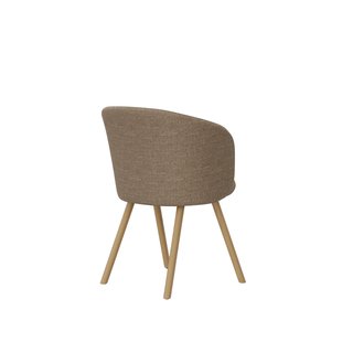 Vitra Mikado fauteuil eiken frame - Savana papyrus melange
