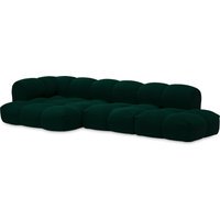 Objekte unserer Tage zander Sofa Design 07 links (4 -zit) - Vidar 1062 Dennengroen
